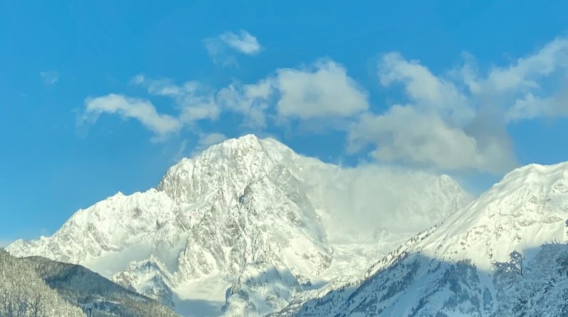 Italian side of Mont Blanc Massif. Image © PlanetSKI